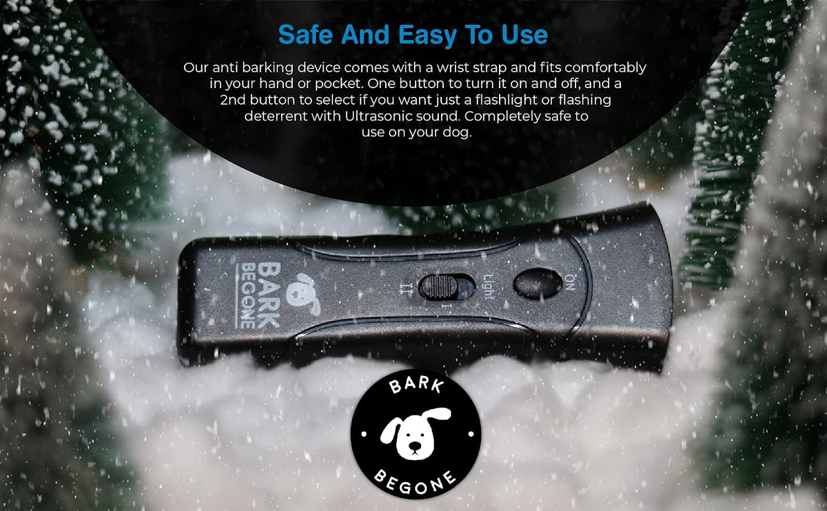 Ultrasonic Dog Bark Deterrent & Behavior Corrector - Stop Barking, Jumping, Aggression without Yelling -Just Point & Press! Backed by Kevin Harrington from Shark Tank ( Classic)