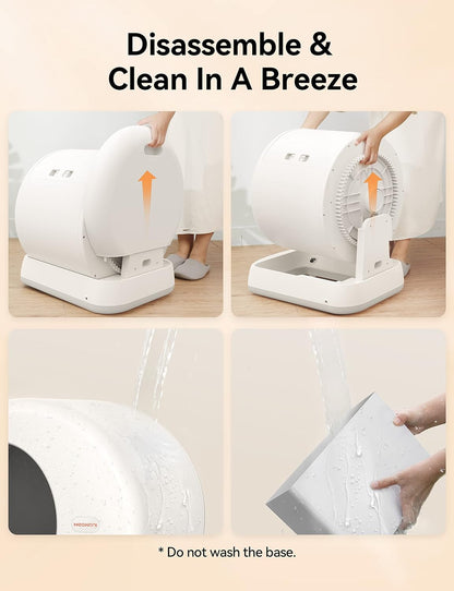 Revolutionary Self-Cleaning Cat Litter Box - Smart, Odor-Controlled, and App-Enabled for Multi-Cat Households