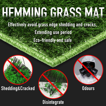 Ultimate Dog Potty Solution: Large 30"x20" Indoor/Outdoor Training Pad with 2 Artificial Grass Patches and Pee Baffle for Easy Clean-Up and Odor Control