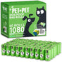Dog Poop Bags, 1080 Count Unscented Doggy Waste Bag Rolls